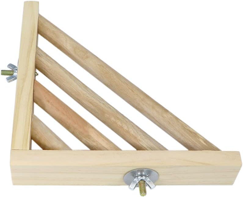 Litewoo Bird Perch Corner Platform Stand Shelf for Birds Budgie Parakeet Cockatiel Conure Cockatoo(Ladder) - Happypetzone.online - Image 7