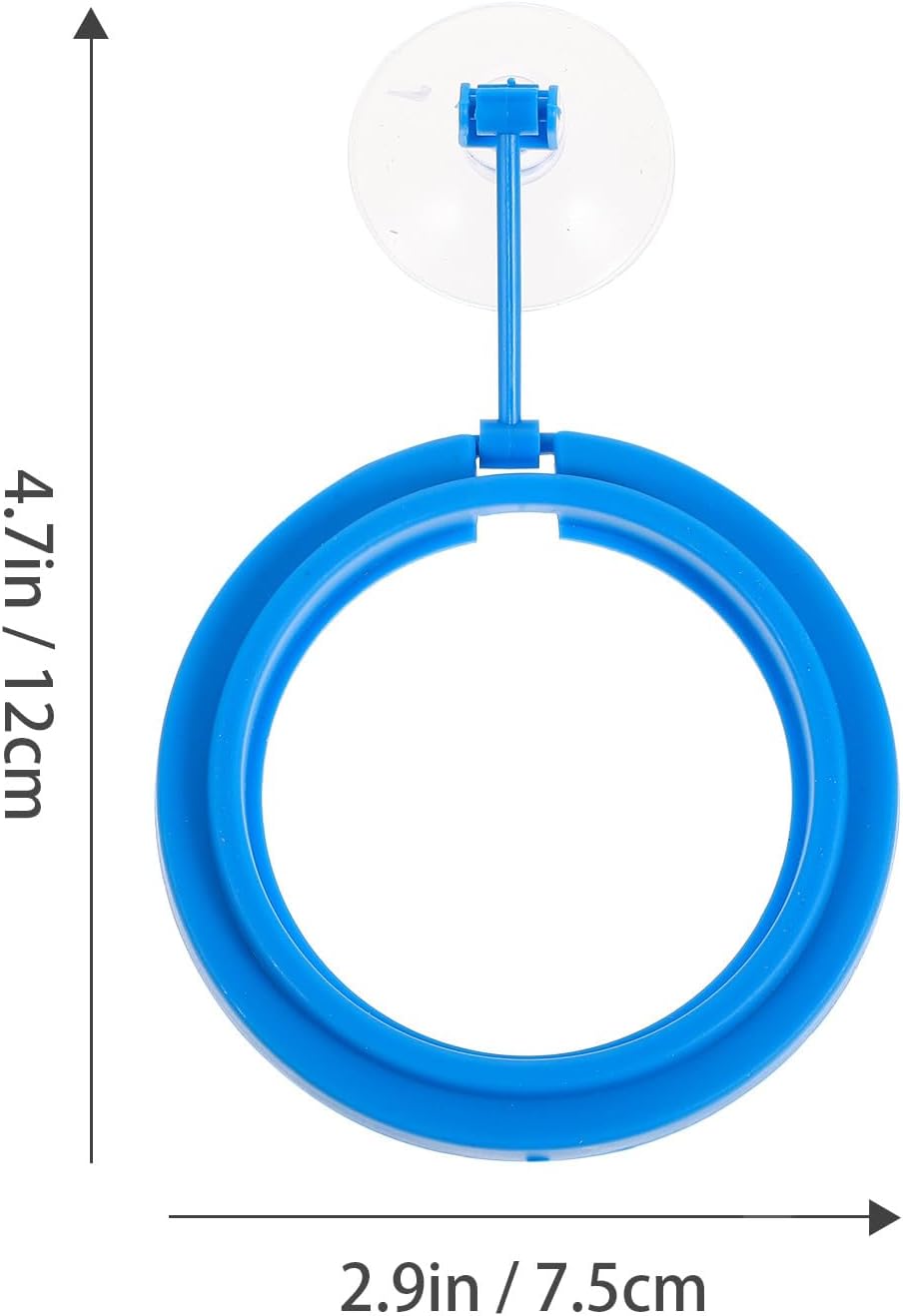 SUPVOX 3pcs Floating Fish Feeder Feeding Ring Fish Tank Supplies Blue Plastic Aquarium Accessory for Controlled Pellet Food Dispensing - Happypetzone.online - Image 2