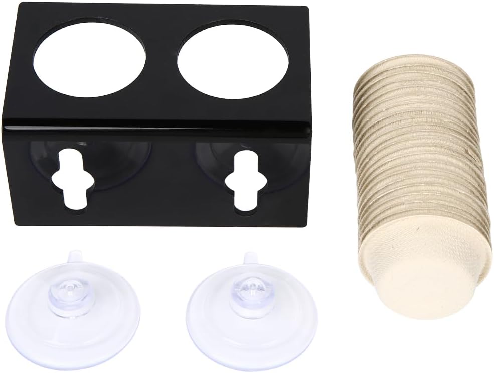 Paper Feeding Cups Samll 0.5 oz Gecko Food and Water Feeding Dish Ledge Accessories Bowls for Crested Gecko Lizards Reptiles Pets (Ledge+20cups) - Happypetzone.online - Image 2