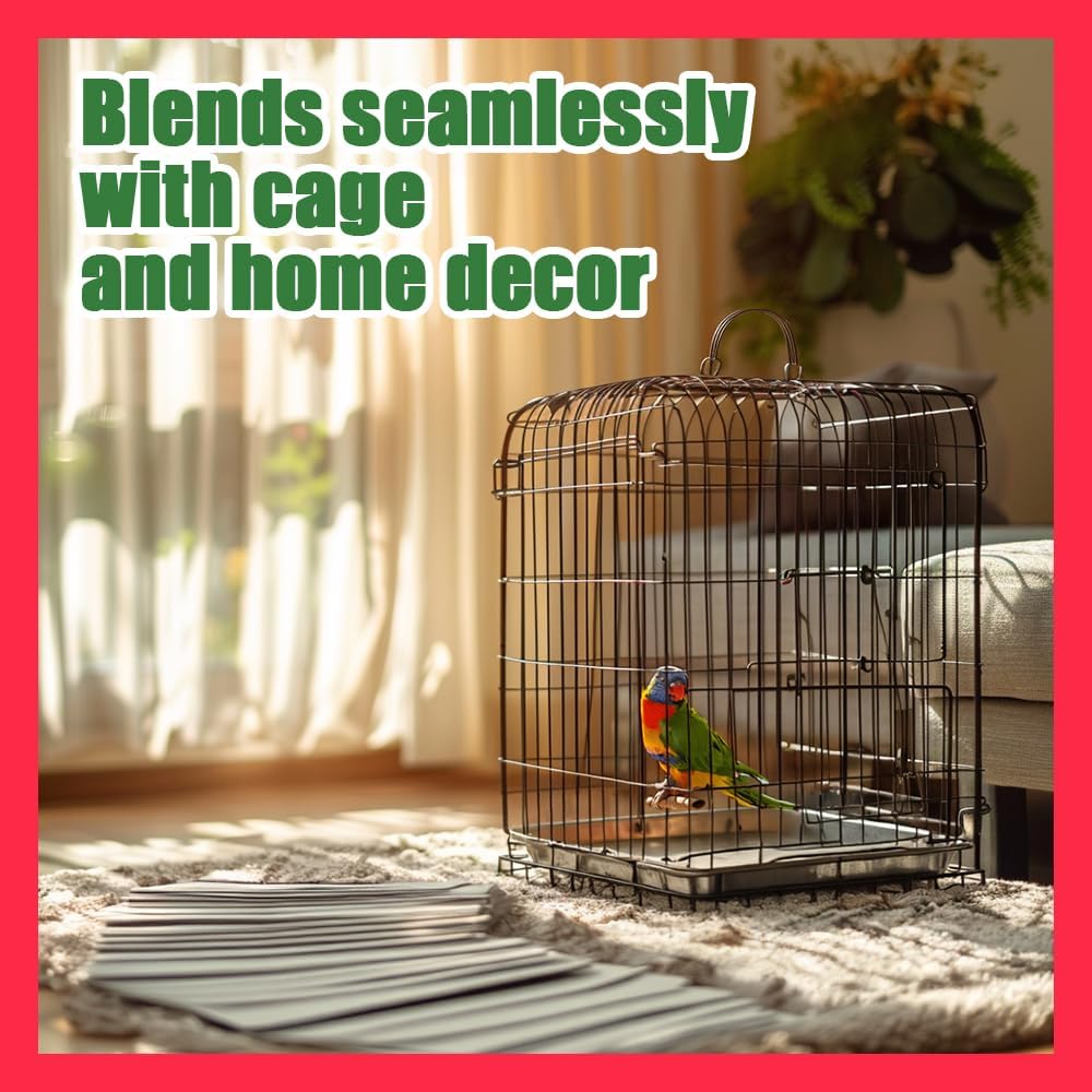HA SHI Bird Cage Liners, 120 Disposable Newsprint Sheets, Unscented Paper for Pet Enclosures, Packing and Crafts (Large (31" x 21.5")) - Happypetzone.online - Image 3