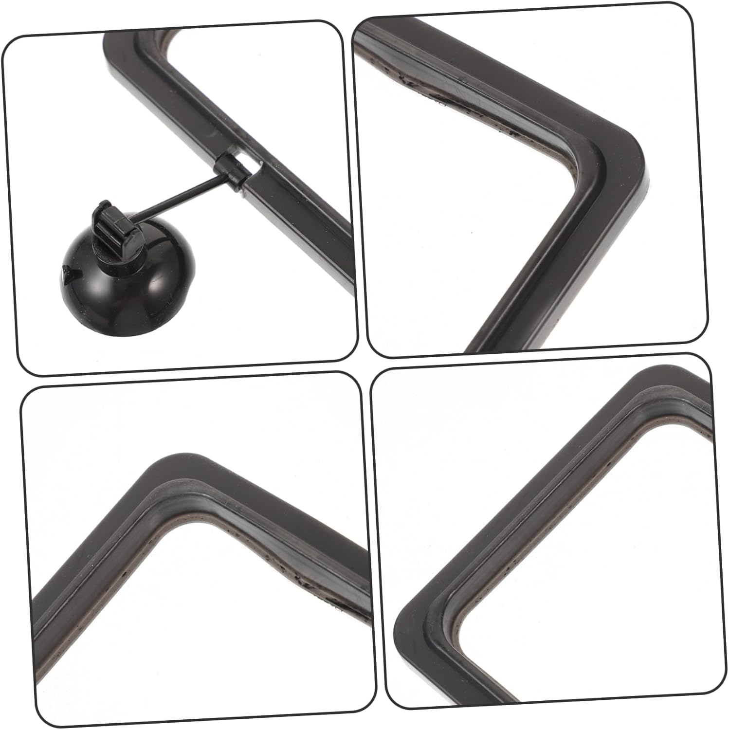 Square Floating Food Circle for Fish Feeding Aquarium Fish Feeder with Suction Cup for Flake and Floating Foods Durable Black Design for Betta Guppy Goldfish - Happypetzone.online - Image 7