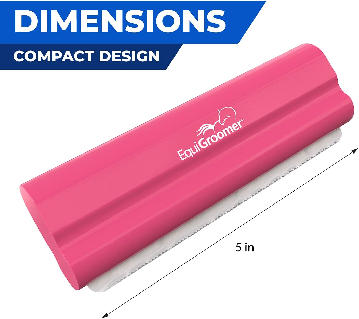 EasyGroomer Deshedding Brush for Dogs & Cats – Undercoat Grooming Tool for Short & Long Hair, Removes Loose Fur & Dirt, Reduces Shedding for Small & Large Pets, Pink - Happypetzone.online - Image 3