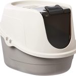 covered cat litter box
