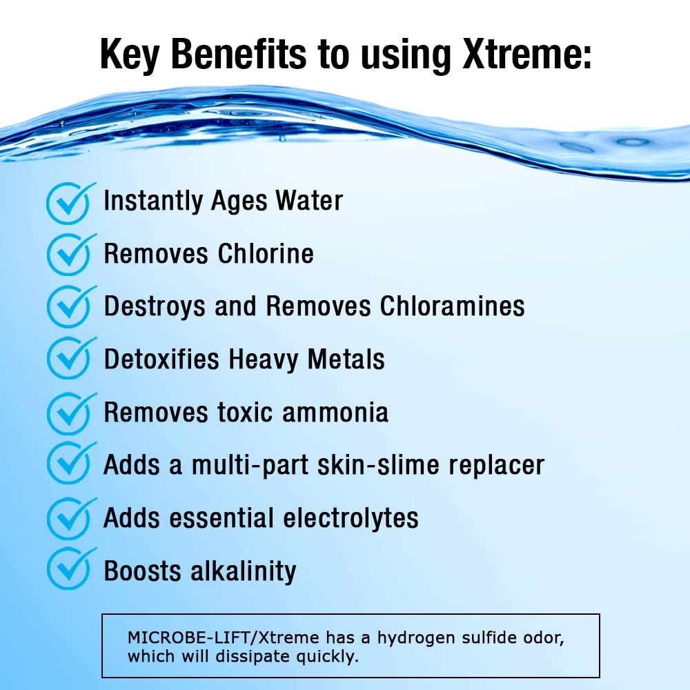 MICROBE-LIFT Xtreme Water Conditioner Treatment for Aquariums and Fish Tanks, All-in-One Treatment for Freshwater and Saltwater Fish Aquarium, 64 Ounces - Happypetzone.online - Image 4