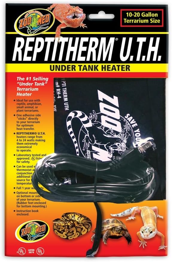 reptile tank heating system
