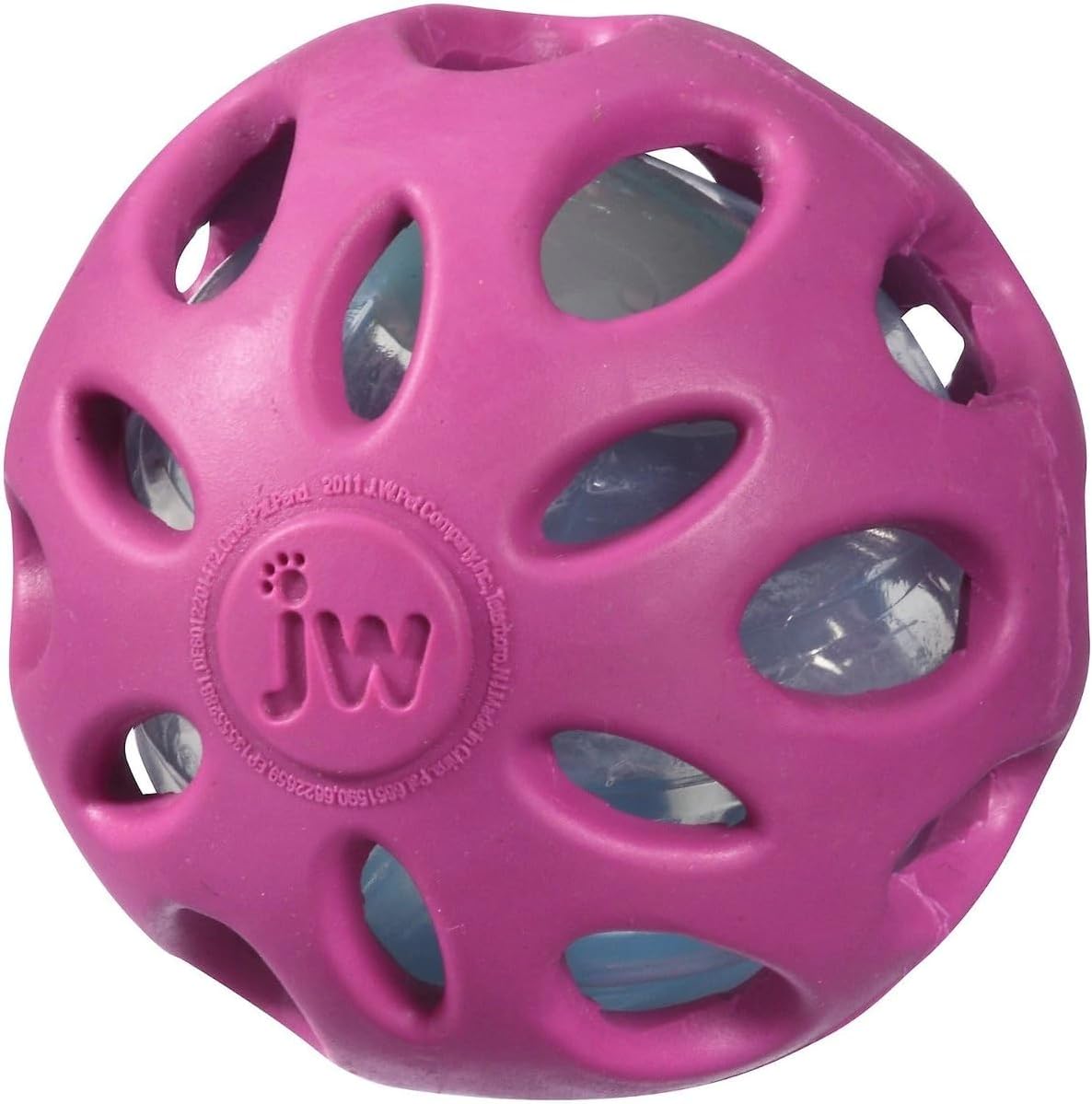 Petmate Crackle Heads Crackle Ball Crunchy Noise Chew Fetch Toy for Dogs Assorted Colors, Medium 3' Diameter - Happypetzone.online - Image 3