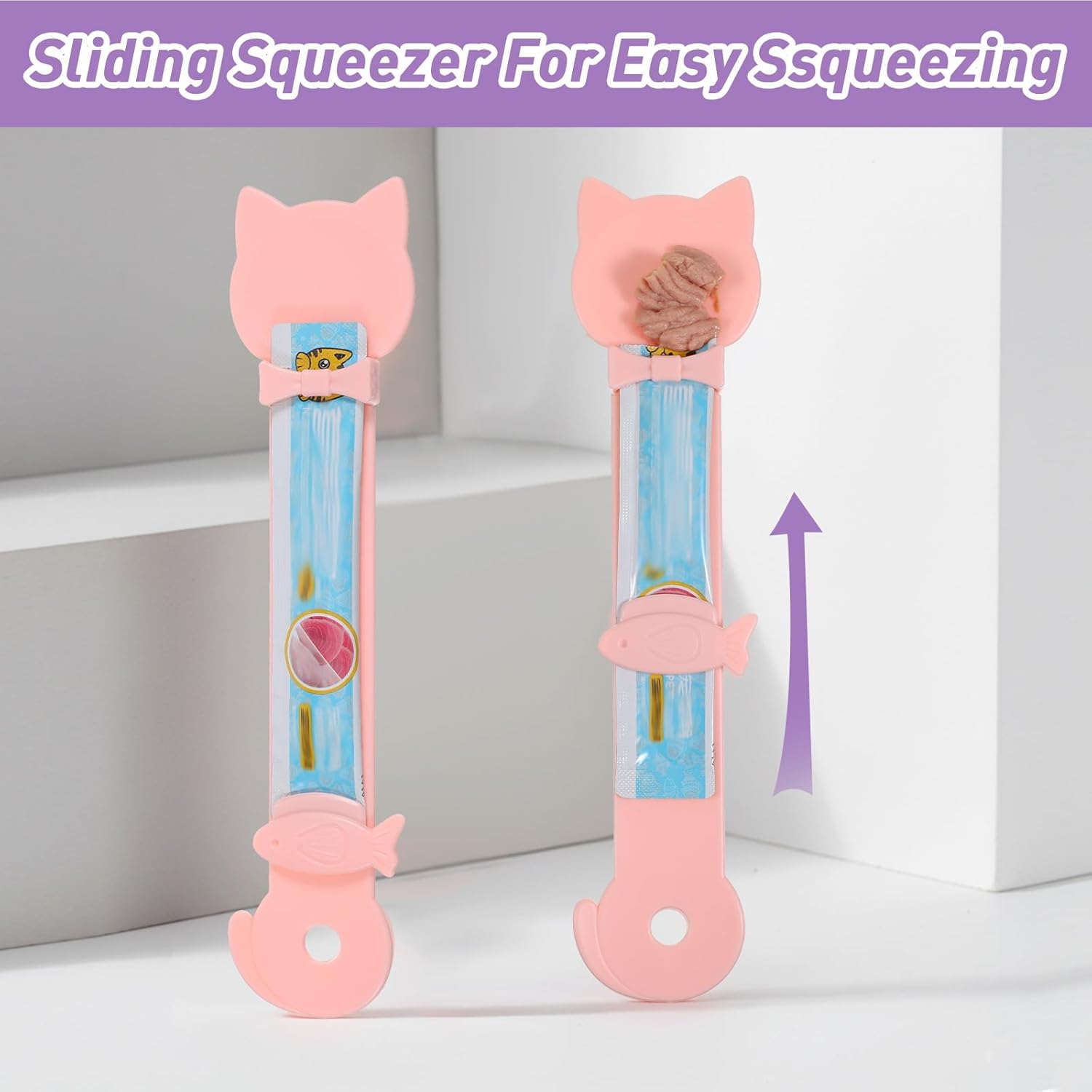 4PCS Cat Treat Spoon Set - Colorful Cat Treat Squeeze Spoon for Lickable Wet Treats, Fun Feeding Dispenser for Cats - Happypetzone.online - Image 5