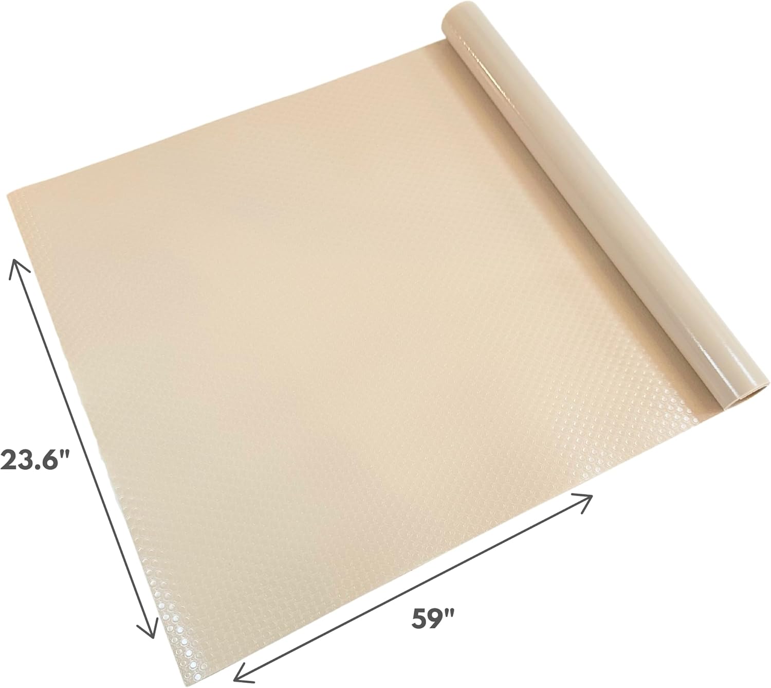 Reptile Tank Liner, 23.6" x 59", Terrarium Substrate Mat Carpet Bedding, 4x2x2 120 Gallon, Enclosure Liner for Bearded Dragon Leopard Gecko Lizard Tortoise Snake, Beige - Happypetzone.online - Image 2