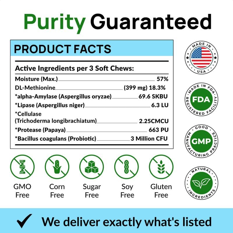 PAWFECTCHEW Green Grass Dog Chews with Probiotics – Lawn Burn Support – Dog Urine Neutralizer for Grass – Pee Spot Control – Gut & Urinary Health – 240Ct - Happypetzone.online - Image 5