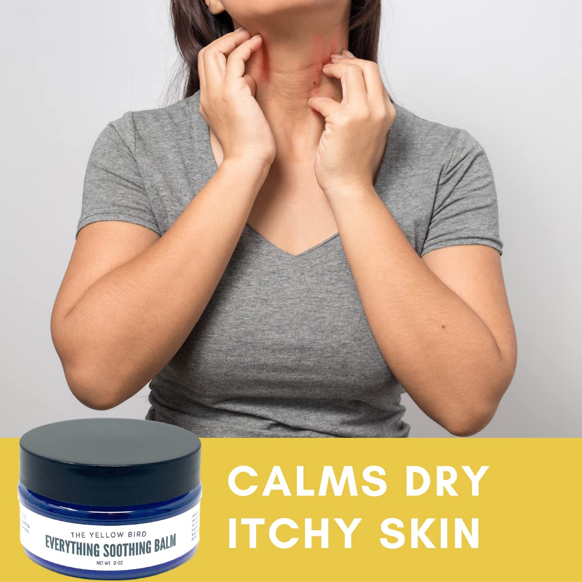 The Yellow Bird Everything Soothing Multi-Purpose Skin Balm (Arnica Chamomile Copaiba Rose, 2 Oz (Pack of 1)) - Happypetzone.online - Image 2