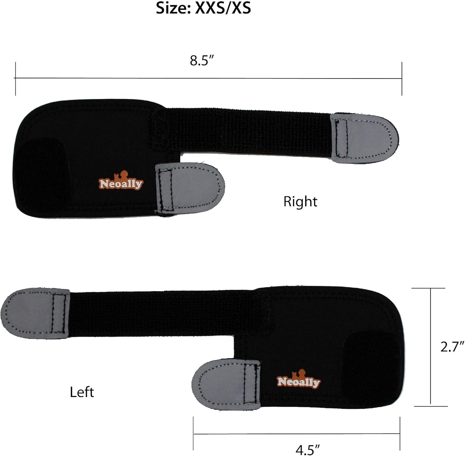 NeoAlly Dog Braces Front Leg Carpal Support Canine Wrist Braces with Safety Reflective Straps for Limping, Joint Pain, Lameness, and Loss of Stability from Arthritis (S/M Pair) - Happypetzone.online - Image 5