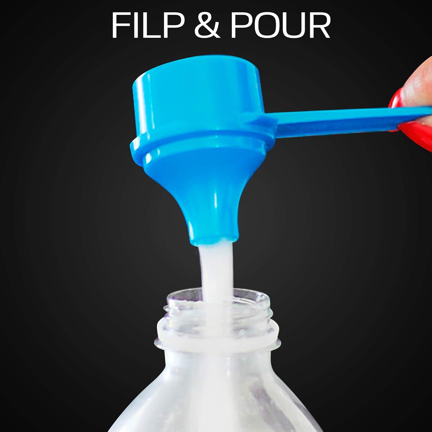 Plastic Measuring Scoop with Funnel, The Scoopie (15 cc | 1 tablespoon | 15 mL) Measuring Spoons for Powders, Coffee, Pet Food, Protein, Spices and Other Dry Goods (Pack of 1, Opaque, No Cap) - Happypetzone.online - Image 4