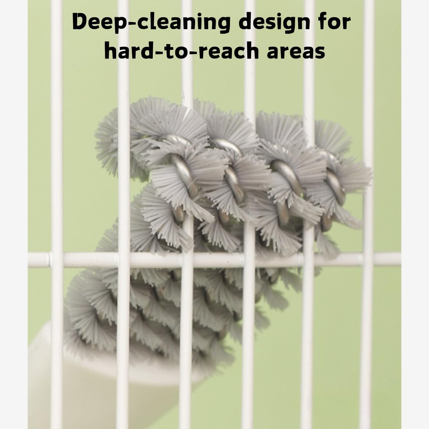 5Pcs Bird Cage Cleaner Set, Stainless Steel Poop Remover & Scraper Tool, Bird Cage Accessories for Small Animal Parakeet Hamster Rabbit Bird Cage Accessories - Happypetzone.online - Image 4