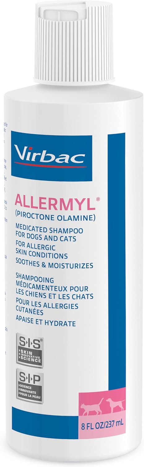 Allermyl Medicated Pet Shampoo Hypoallergenic, Soothing and Moisturizing Shampoo for Allergic Dogs and Cats (by Virbac) - Happypetzone.online - Image 6