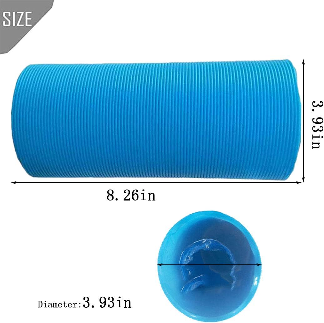 PINVNBY Hamster Fun Tunnels Pet Mouse Plastic Tube Toys Small Animal Foldable Exercising Training Hideout Tunnels for Guinea Pigs,Gerbils,Rats,Mice,Ferrets and Other Small Animals(2 PCS Blue) - Happypetzone.online - Image 3
