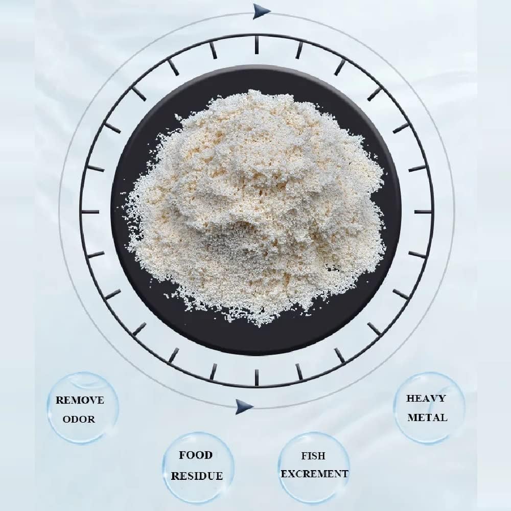 IOAOI PuriResin Aquarium Filter Media, Organic Filtration Resin, for Freshwater and Saltwater Fish Tank, Removes Driftwood Tannins, 100 ml - Happypetzone.online - Image 3