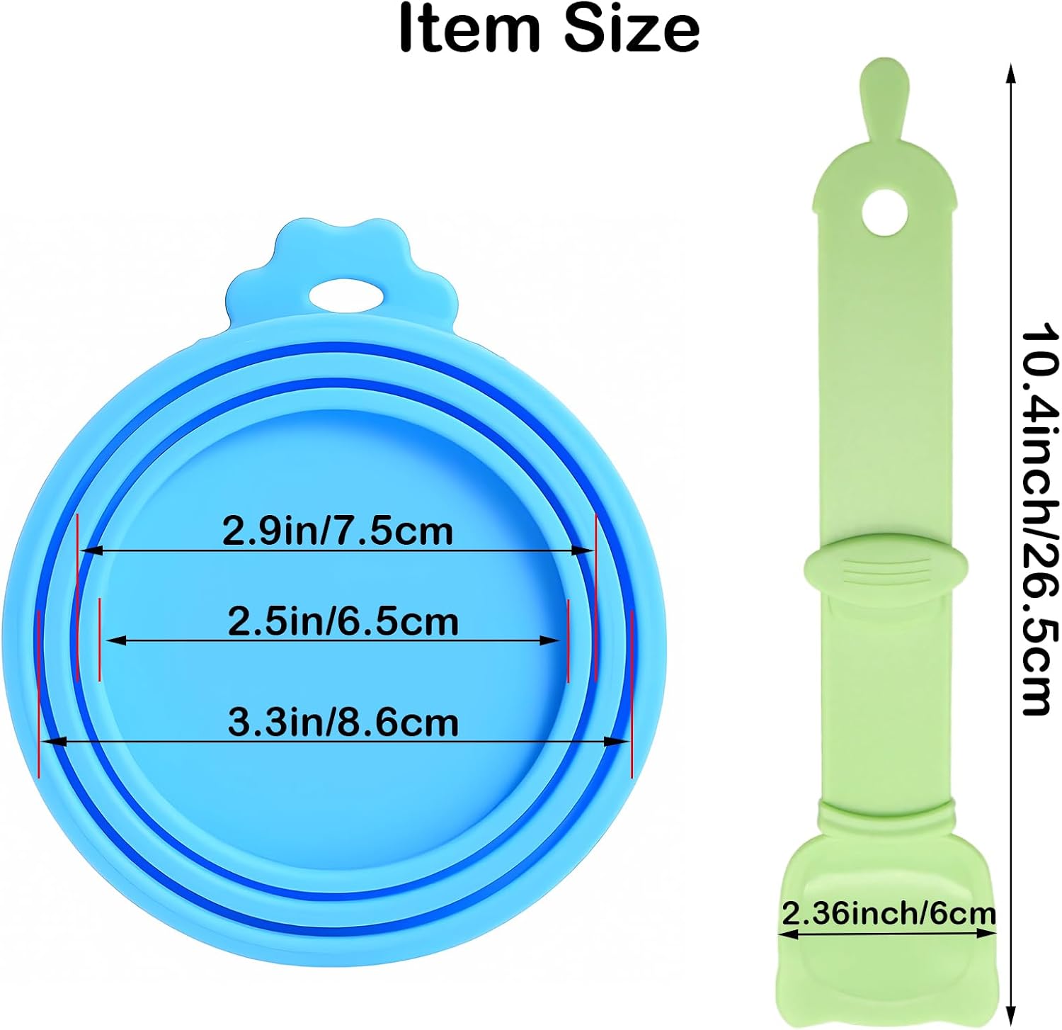 Universal Pet Food Can Lids - 3 Pcs, Squeezable Cat Treat Feeder & Spoon, Green/Blue/Orange Lids, Green Feeder - Happypetzone.online - Image 6