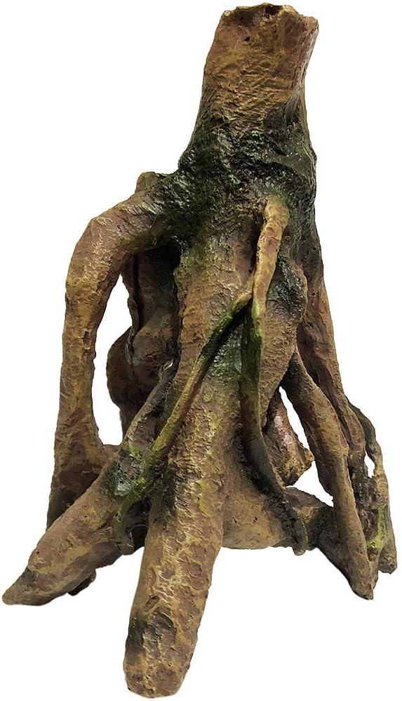 SLOCME Aquarium Resin Wood Trunk Ornament - Lifelike Driftwood Decor,Betta Fish or Other Pets Can Swim Through The Branches - Happypetzone.online - Image 6