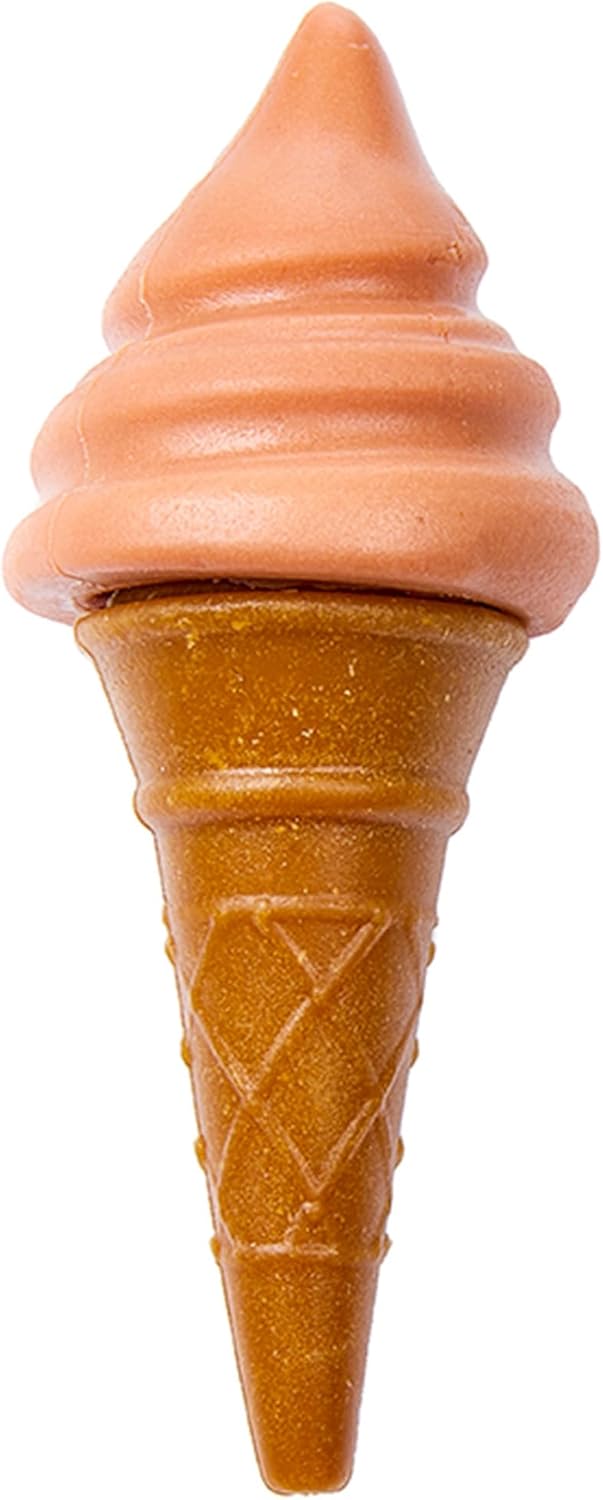 SPOT Pup Ice- Ready to Freeze at Home Dog Treats-Edible Chews for Medium Breed Dogs & Puppies with Real Chicken to Keep Your Pup Cool Year Round, Waffle Cone Strawberry Flavor, 2pcs - Happypetzone.online - Image 2