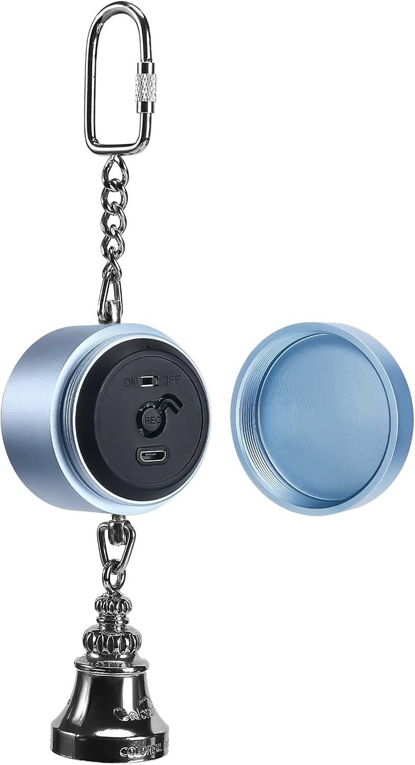 Colorday Bird Toys Parrot Talking Coach & Interactive Voice Bell for Parakeet, African Grey, Amazon Parrots, Quaker, Cockatiel, Conure (Blue) - Happypetzone.online - Image 2