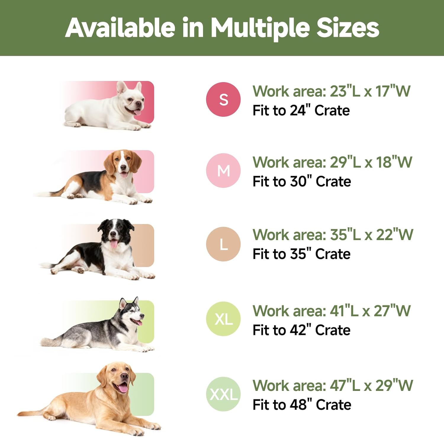 Dog Crate Pad, Double-Sided Waterproof Crate Mat Bed, Outdoor Kennel Mat Pet Sleeping for Medium Large Dogs, Waterproof, Wipeable, Anti-Slip, Kennel Pads 35 x 22 Inch, Dark Gray - Happypetzone.online - Image 7