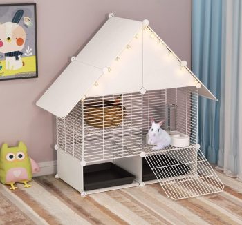 rabbit cage easy clean