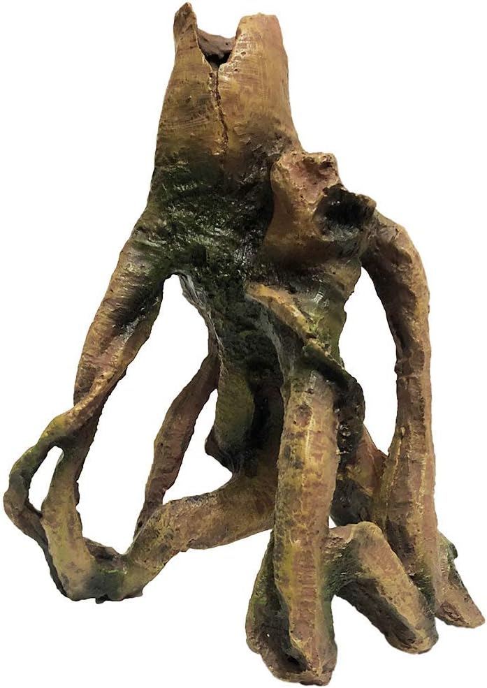 SLOCME Aquarium Resin Wood Trunk Ornament - Lifelike Driftwood Decor,Betta Fish or Other Pets Can Swim Through The Branches - Happypetzone.online - Image 4