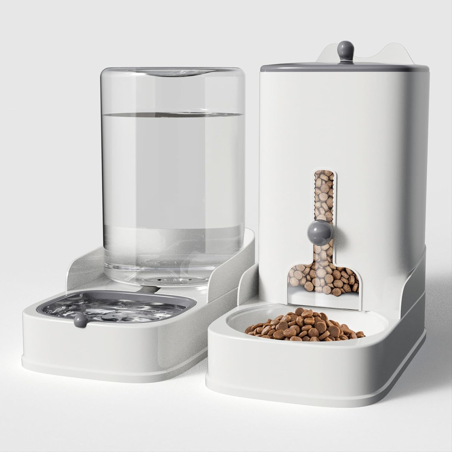 Gravity cat Feeder by Petmagic is a 3.6L Large-Capacity cat Food and Water Bowl Set. This Two-piece Set is Suitable for pet Feeding, Including Small and Medium-Sized Dogs, Kittens. - Happypetzone.online - Image 7