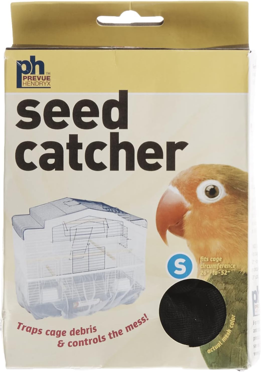 Prevue Pet Products Mesh Bird Seed Catcher 7" H, Assorted Colors - Happypetzone.online - Image 2
