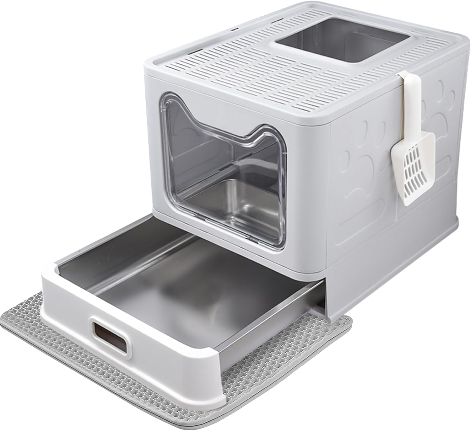 cat litter box enclosed