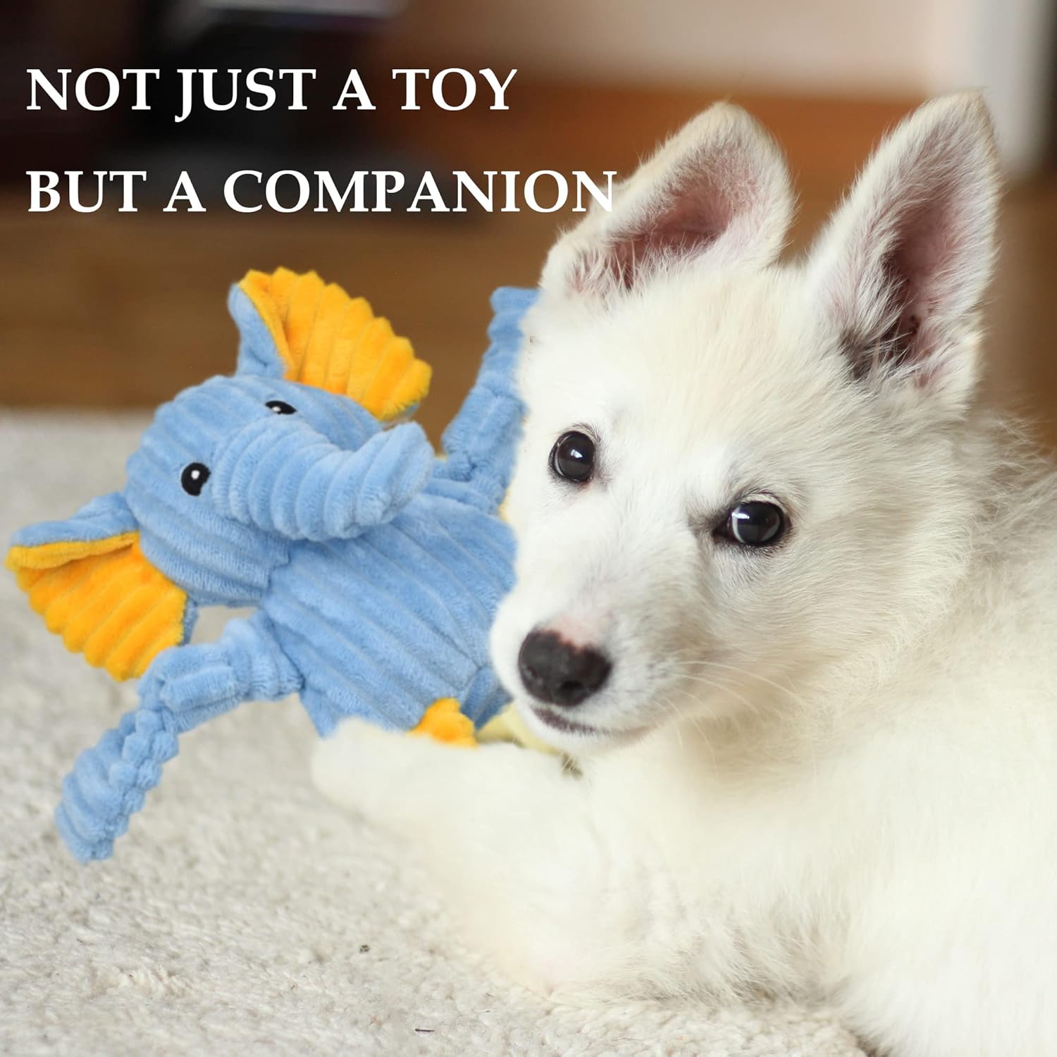 LECHONG 5 Pack Tough Dog Toys Stuffed Squeaky Dog Toys Assortment Plush Animal Dog Toy Value Bundle Puppy Pet Dog Toys for Small Medium Large Dogs - Happypetzone.online - Image 6
