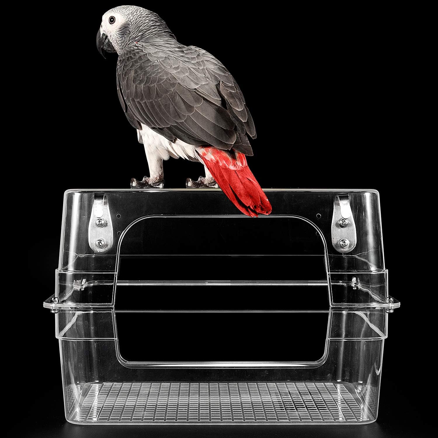 Colorday Large Bird Bath for Cage, Parrot Bath for Parakeet, African Grey, Amazon, Conure, Cockatiel(13X11X8 inch) - Happypetzone.online - Image 4
