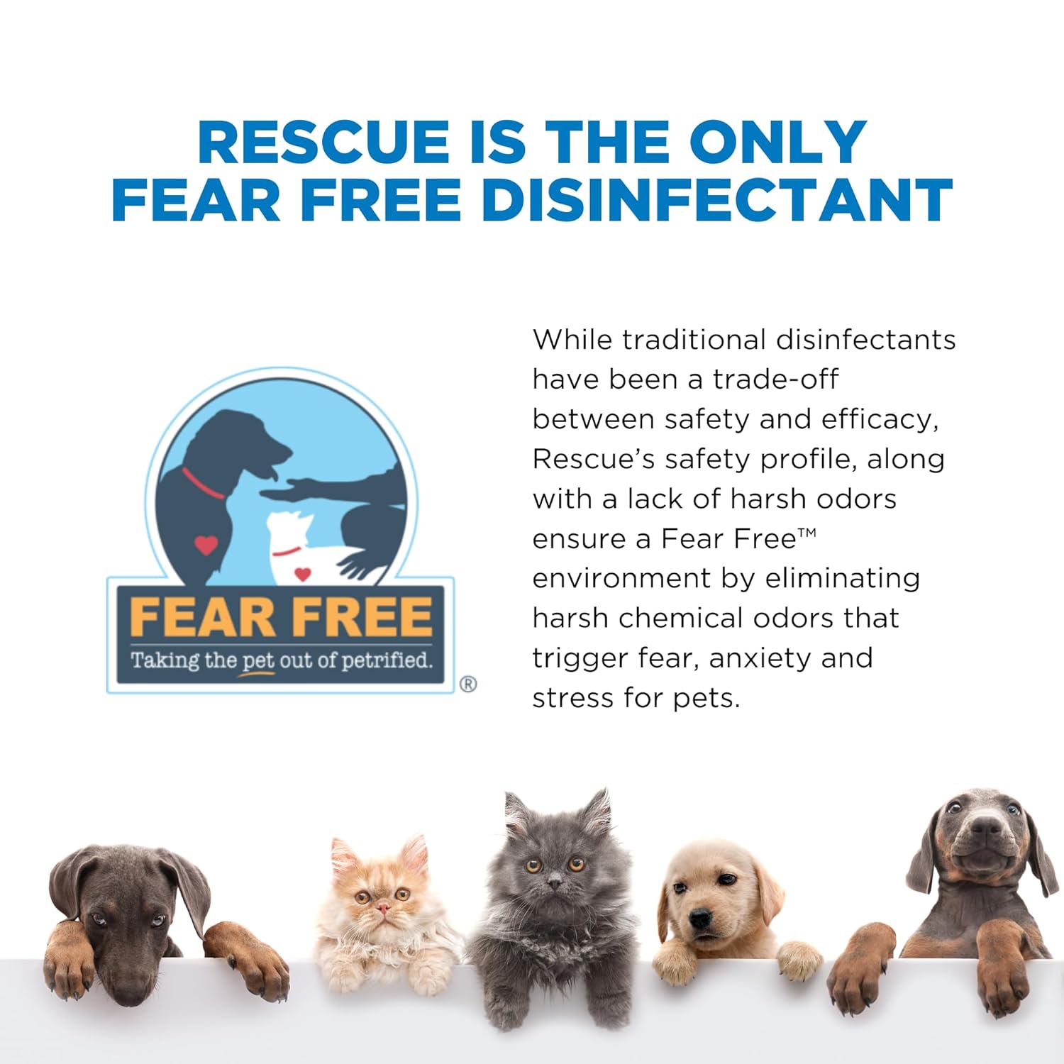 REScue One-Step Disinfectant Cleaner & Deodorizer Wipes for Vet Use – Cleaner for Kennels, Litter Boxes, Vet Offices, Pet Grooming Surfaces, Pet Items – Wipes Canister, 160-Count (Pack of 1) - Happypetzone.online - Image 6