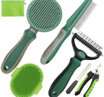 cat grooming supplies set