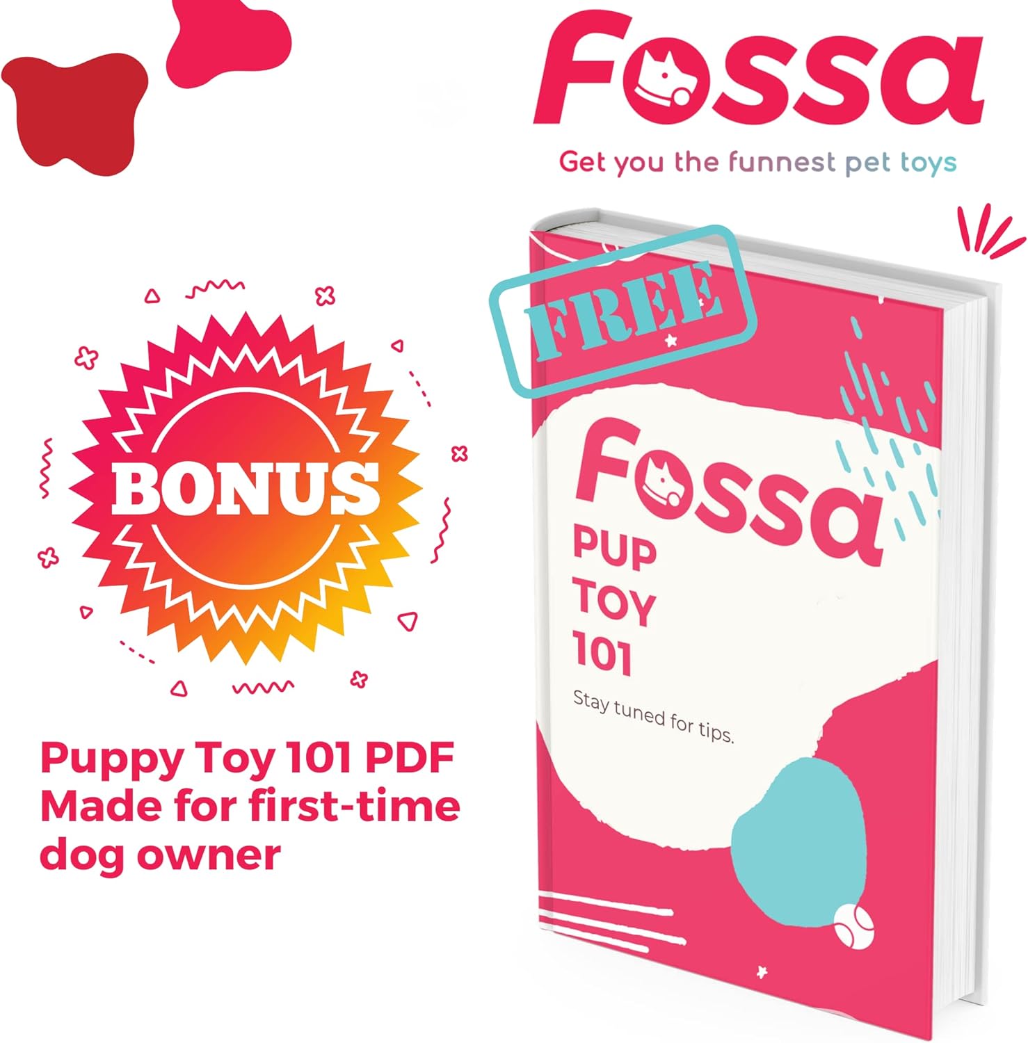 Fossa Interactive Dog Toys, Crate Training Aids for Puppies, Puzzle Treat Dispenser with Rope, Multifunctional Dog Toys - for Reduce Dog Boredom and Anxiety, Dog Teeth Cleaning and Chew Toy - Happypetzone.online - Image 9