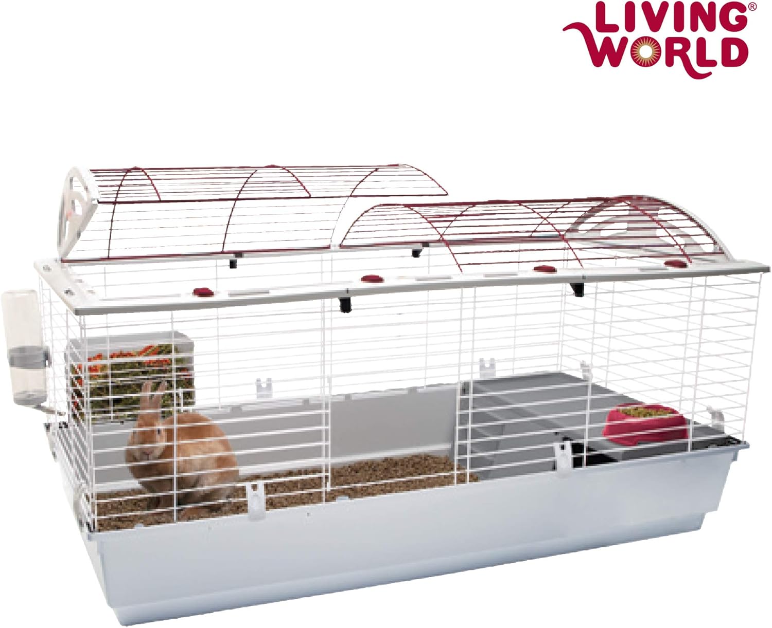 Living World - Deluxe Hybrid Habitat, X-Large - Rabbit, Guinea Pig, Chinchillas, and Small Animal Cage - Happypetzone.online - Image 6