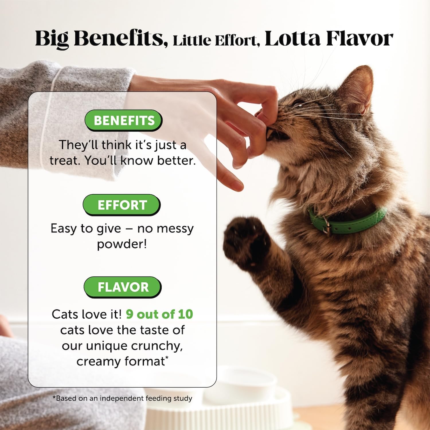 Cat Hairball Support Crunchy & Creamy Chews, Hairball Remedy Treats, Cat Furball Treatment, Supports Skin & Coat, Vitamins for Digestion, Chicken (30-Day Supply) - Happypetzone.online - Image 5
