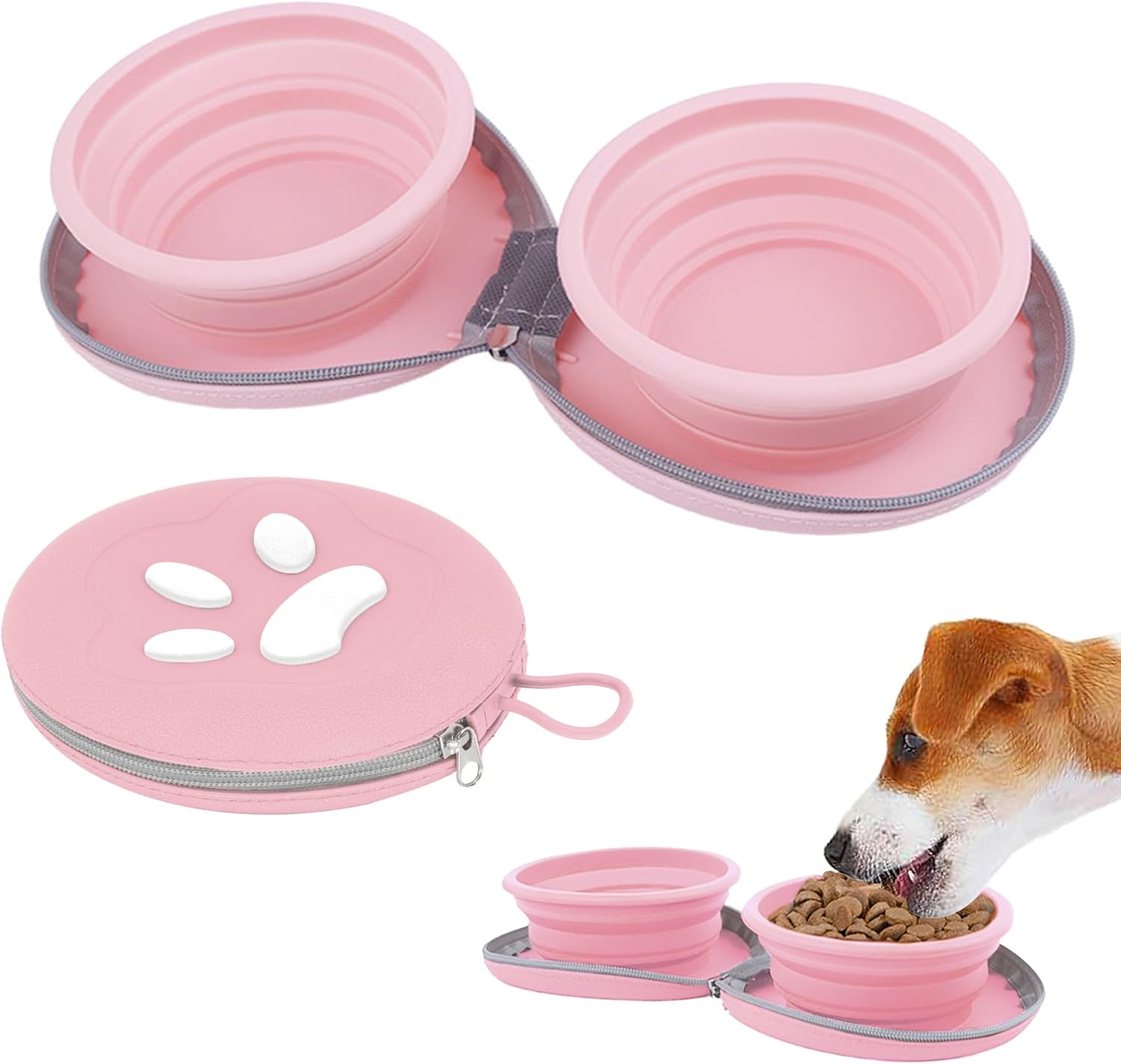 portable dog feeder travel