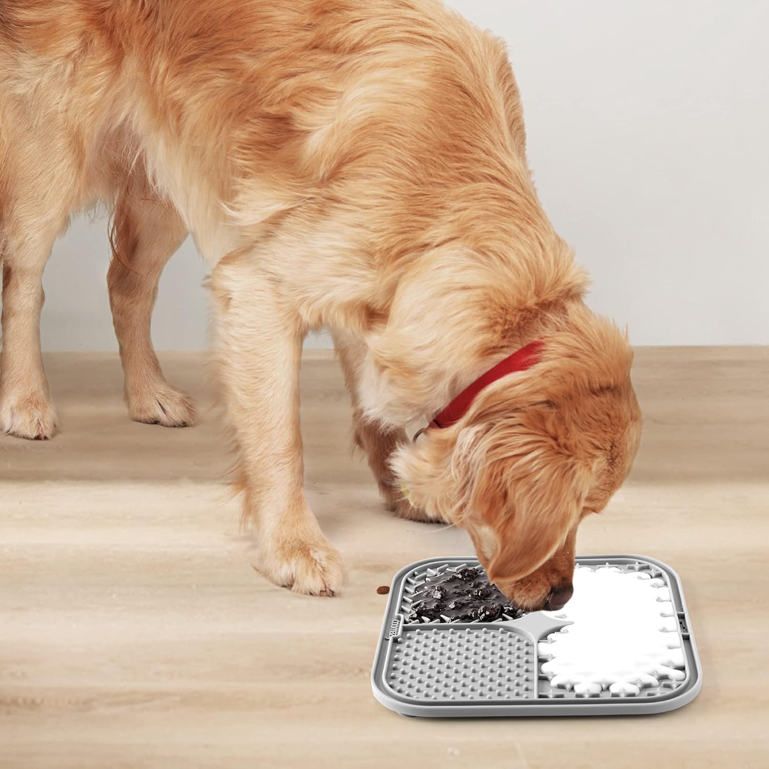 Coomazy Lick Mat for Dog and Cat, Slow Feeder & Non-Slip Design, Boredom and Anxiety Reducer, Suitable for Food, Treats, Yogurt, Peanut Butter and Liver Paste, Non-Toxic, 2-Packs - Happypetzone.online - Image 6