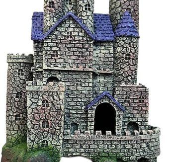 aquarium castle decoration