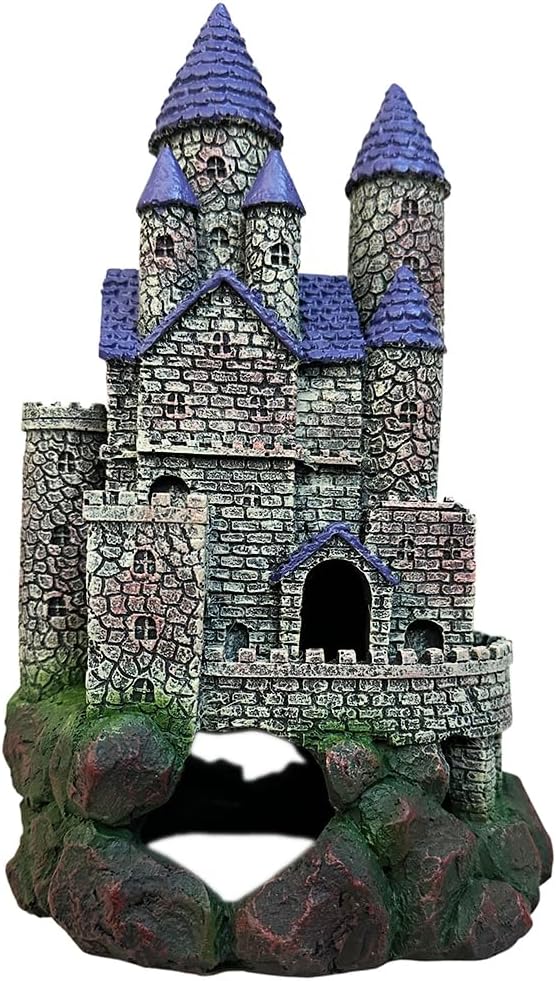 aquarium castle decoration