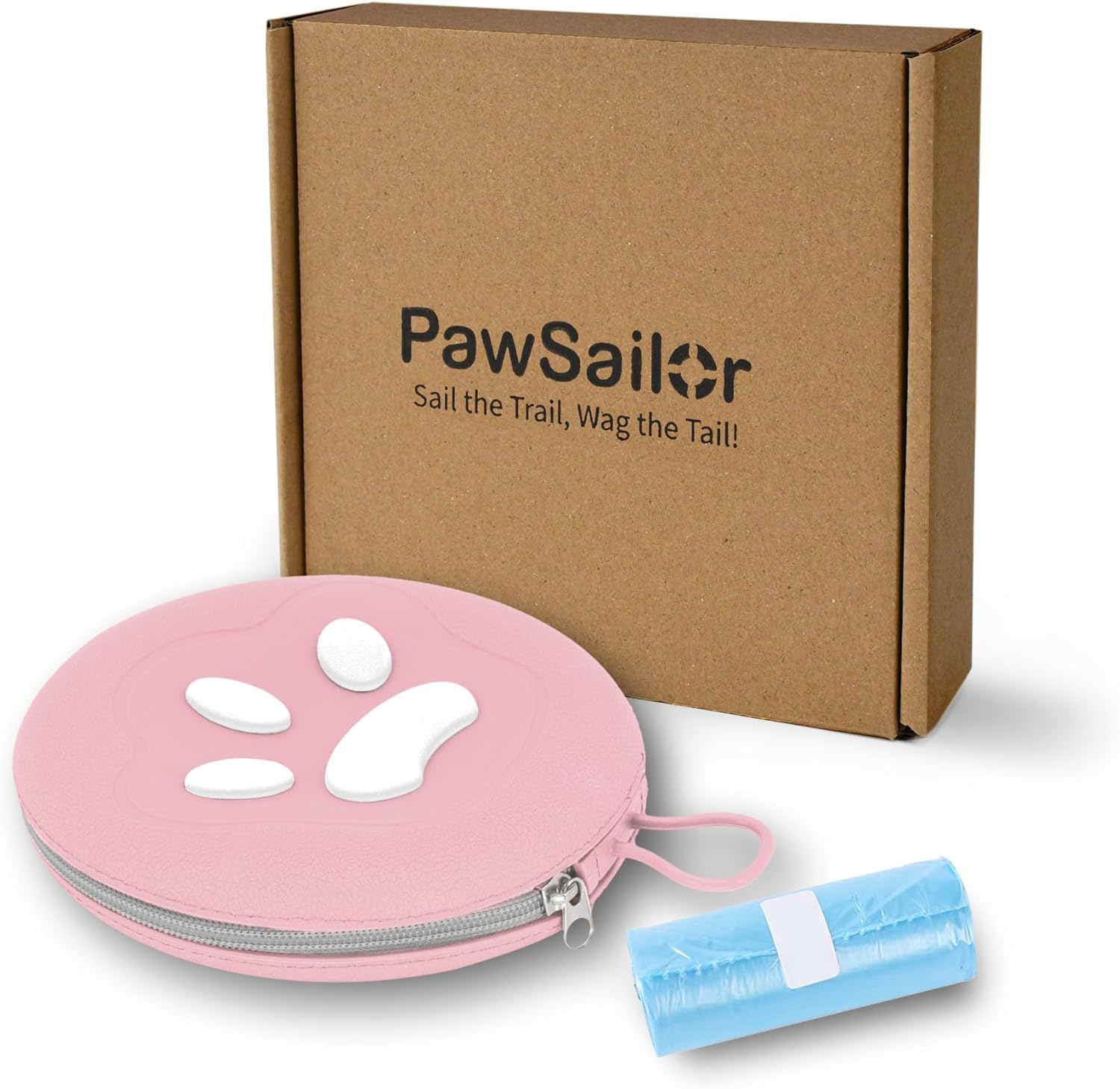 Collapsible Dog Bowls, 2-in-1 Pet Portable Travel Double Bowl Water Food Feeder Traveling Camping & Walking 25oz Pink - Happypetzone.online - Image 5
