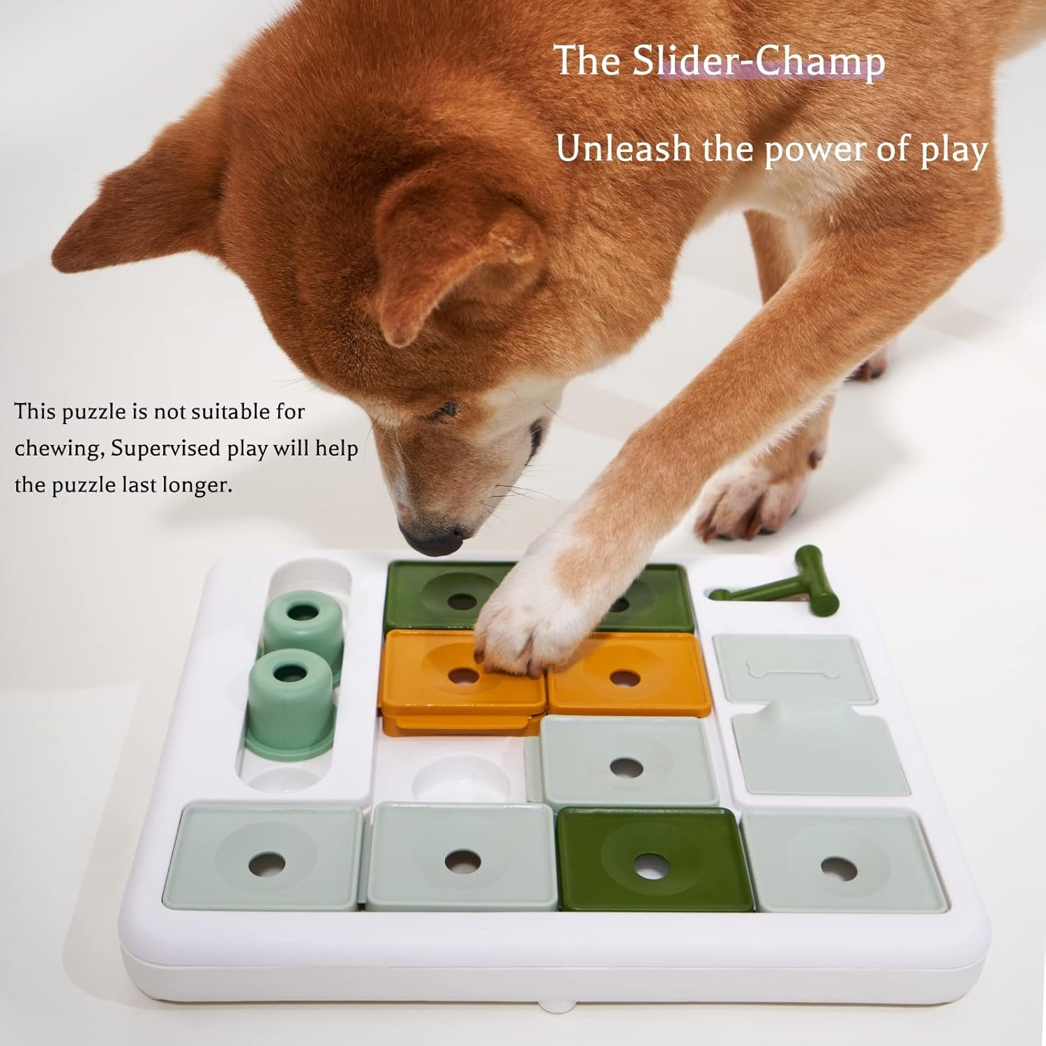 Barkwhiz Dog Puzzle Toy 3 Levels, Mental stimulating for Boredom and Smart Dogs, Treat Puzzle for All Breeds Dog - Happypetzone.online - Image 2