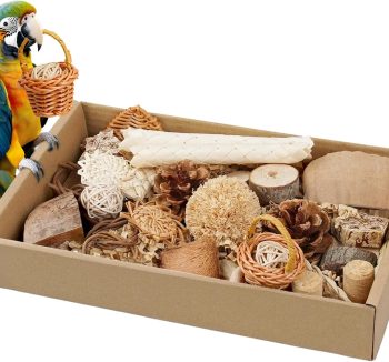 bird toys safe natural