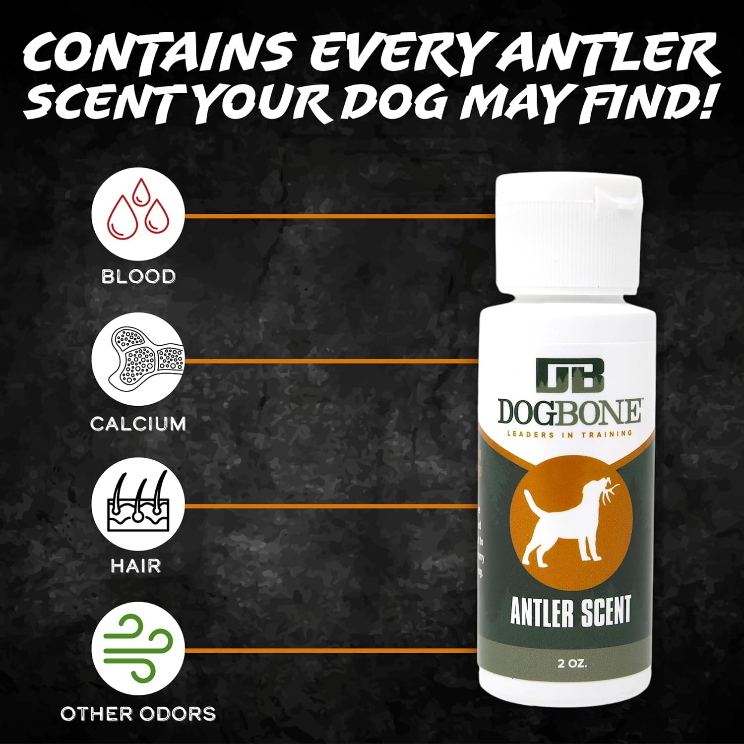 DogBone Shed Hunting Dog Training Kit – Train Your Puppy to Find Deer Antlers - Includes 2 oz Scent for Nosework & Flexible Floating Dummy for Retrieving - Perfect for Whitetail Hunters - Happypetzone.online - Image 6