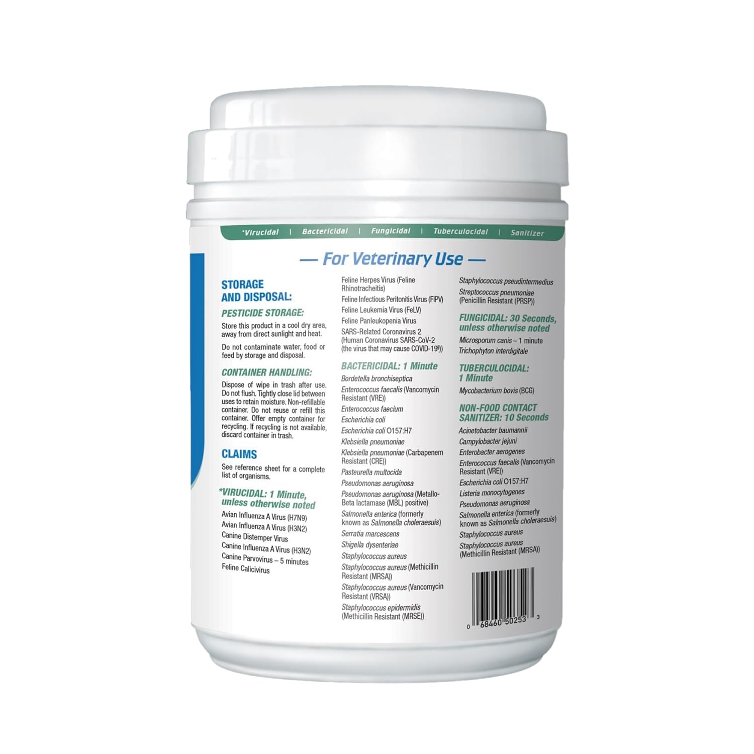 REScue One-Step Disinfectant Cleaner & Deodorizer Wipes for Vet Use – Cleaner for Kennels, Litter Boxes, Vet Offices, Pet Grooming Surfaces, Pet Items – Wipes Canister, 160-Count (Pack of 1) - Happypetzone.online - Image 7