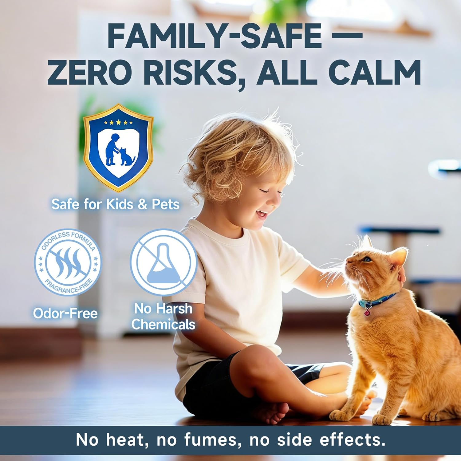 Anti Cat Pee Diffuser Calm Calming Cat Pheromone Pet Diffuser Plug In Spray Relaxer For Cats Anxiety Feromonas Calming Pheromones Relaxing Stress Diffuser Calmer With 4 Refill Peeing Cat Diffusers - Happypetzone.online - Image 7