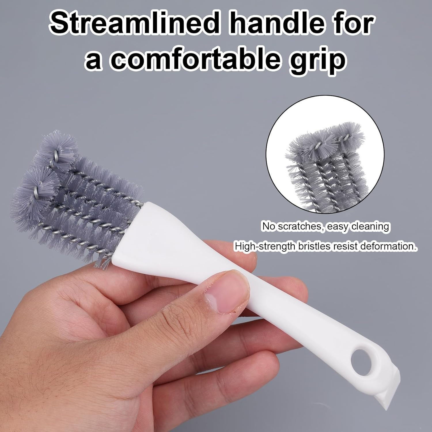 2pcs Bird Cage Cleaner with Long Handle, Bird Cage Brush Droppings Removal Tool for Small Animals Remover Parrot Bath Perches Cleaning Accessories - Happypetzone.online - Image 4