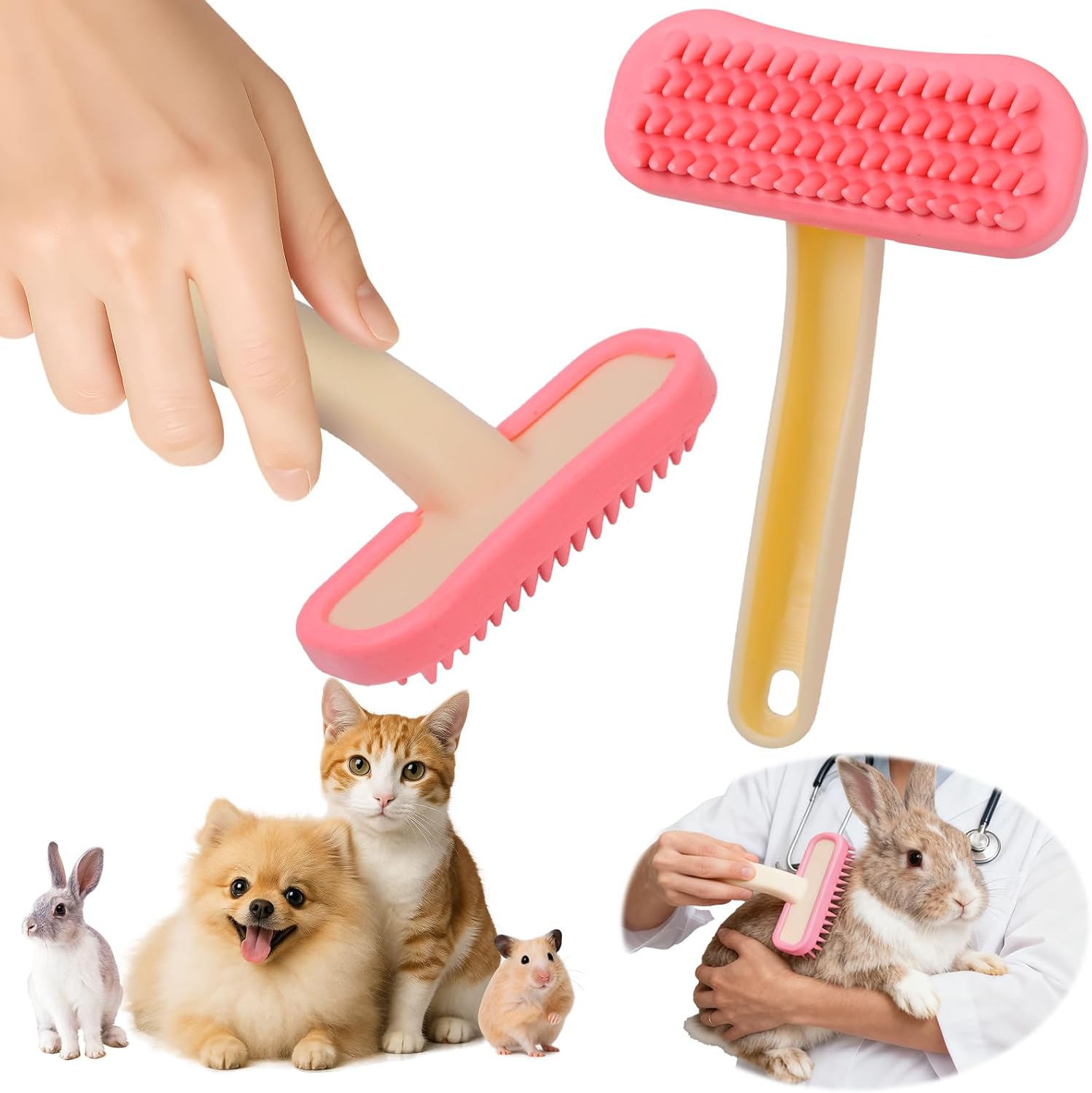rabbit grooming brush