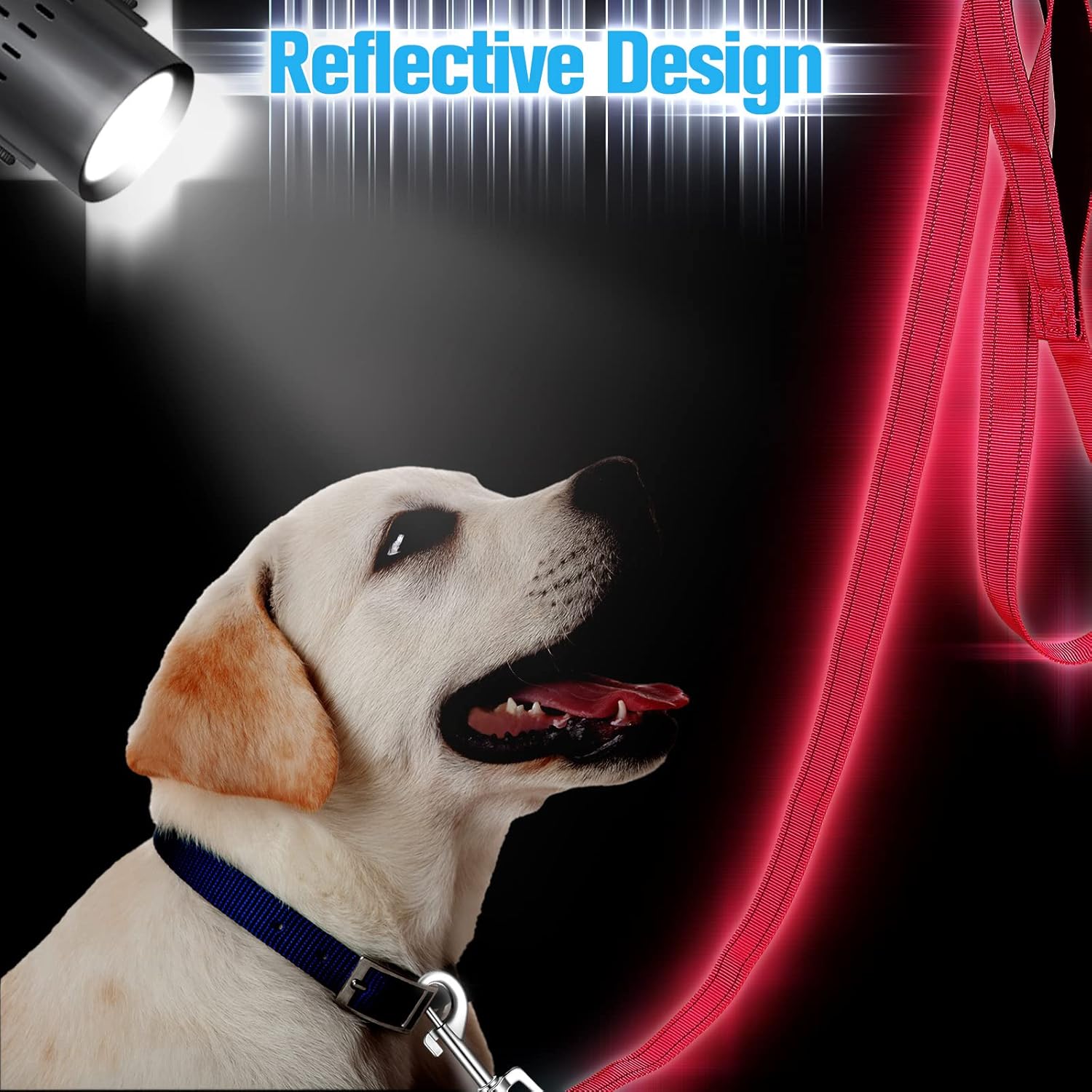 6 Pieces Dog Leash Bulk for Medium and Large Dog, Heavy Duty Nylon Pack Dogs Leashes Padded Handle Double Sided Reflective Puppy Collar for Walking, Training, 5 Feet(Classic) - Happypetzone.online - Image 5
